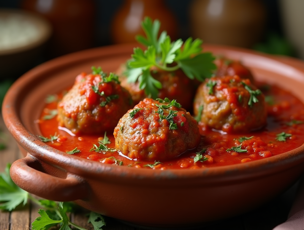 Albóndigas caseras con tomate